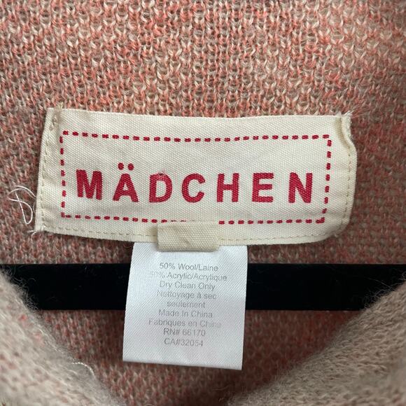 Anthropologie Madchen Flowering Pompona Sweater Cape Cardigan Womens Medium - Picture 5 of 7